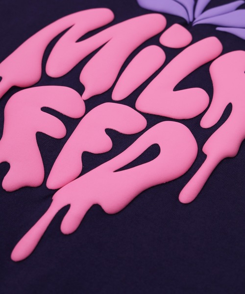 MILKFED.(ミルクフェド)の「MELTY STRAWBERRY WIDE S/S TEE(Tシャツ/カットソー・レディース・オフホワイト/イエロー/ネイビー・M/L)」の5枚目の写真