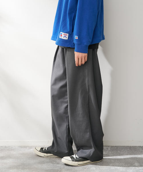 B.C STOCK（ベーセーストック）の「オーバースリーピングパンツ ストライプアソート（その他パンツ・メンズ・ベージュ/ネイビー/チャコールグレー/ブラウン/ブラック・FREE）」の7枚目の写真