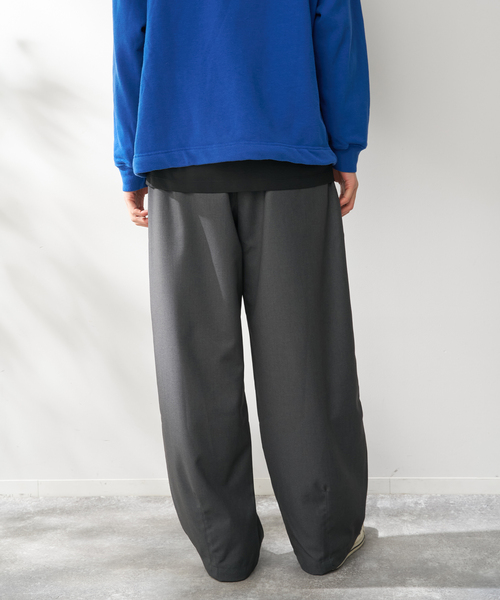 B.C STOCK（ベーセーストック）の「オーバースリーピングパンツ ストライプアソート（その他パンツ・メンズ・ベージュ/ネイビー/チャコールグレー/ブラウン/ブラック・FREE）」の8枚目の写真