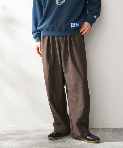 B.C STOCK（ベーセーストック）の「オーバースリーピングパンツ ストライプアソート（その他パンツ・メンズ・ベージュ/ネイビー/チャコールグレー/ブラウン/ブラック・FREE）」の10枚目の写真