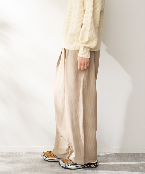 B.C STOCK（ベーセーストック）の「オーバースリーピングパンツ ストライプアソート（その他パンツ・メンズ・ベージュ/ネイビー/チャコールグレー/ブラウン/ブラック・FREE）」の15枚目の写真