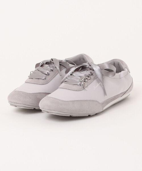 Hawkins(ホーキンス)の「HAWKINS ホーキンス EILEEN バレエスニーカー HW20405 GRAY(スニーカー・レディース・グレー・8/7h/7/6h/6/5h)」の2枚目の写真