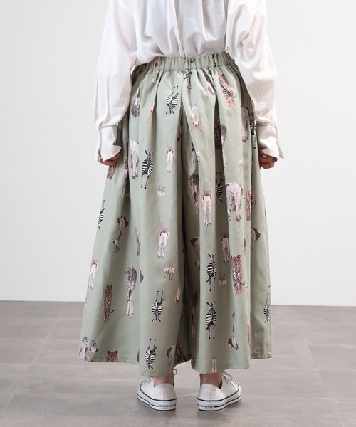 BARNDOOR(バーンドア)の「ピーチスキンおしり総柄キュロット 26SS(その他パンツ・レディース・ネイビー/アイボリー/カーキ・FREE)」の17枚目の写真