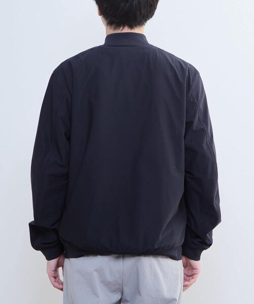 MEN'S MELROSE（メンズメルローズ）の「サークルストレッチフライトジャケット | 軽量 / ストレッチ / 吸水速乾（ブルゾン・メンズ・ベージュ/ネイビー/チャコールグレー・3/4）」の6枚目の写真