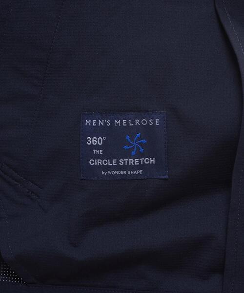 MEN'S MELROSE（メンズメルローズ）の「サークルストレッチフライトジャケット | 軽量 / ストレッチ / 吸水速乾（ブルゾン・メンズ・ベージュ/ネイビー/チャコールグレー・3/4）」の12枚目の写真