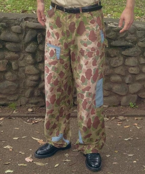 KHOKI/コッキ】Patchworked Camo Pants（カーゴパンツ）｜KHOKI
