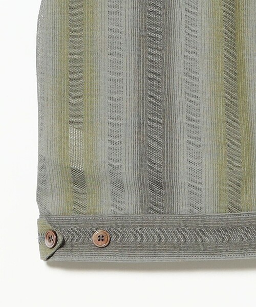 BEAMS PLUS(ビームスプラス)の「Cabana Boy-SHT Ombre Stripe(シャツ/ブラウス・メンズ・ブラック/オリーブ・LARGE/X-LARGE/SMALL/MEDIUM)」の12枚目の写真