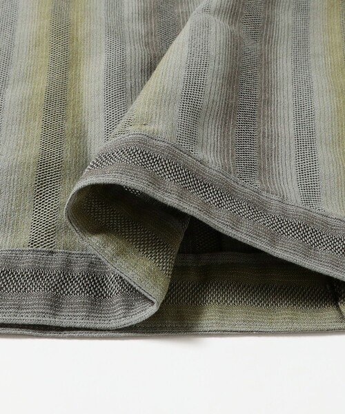BEAMS PLUS(ビームスプラス)の「Cabana Boy-SHT Ombre Stripe(シャツ/ブラウス・メンズ・ブラック/オリーブ・LARGE/X-LARGE/SMALL/MEDIUM)」の14枚目の写真