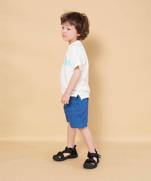 BRANSHES（ブランシェス）の「【WEB限定】カラバリアソート半袖Tシャツ（Tシャツ/カットソー・キッズ・マスタード/ブラウン/イエロー/ブルー/杢グレー/オフホワイト・130/90/100/140/150/120/110）」の16枚目の写真