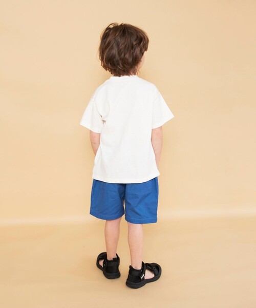 BRANSHES（ブランシェス）の「【WEB限定】カラバリアソート半袖Tシャツ（Tシャツ/カットソー・キッズ・マスタード/ブラウン/イエロー/ブルー/杢グレー/オフホワイト・130/90/100/140/150/120/110）」の17枚目の写真