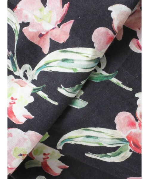 merry jenny（メリージェニー）の「flowerプリーツワンピース（ワンピース・レディース・ブラック/オフホワイト・FREE）」の11枚目の写真