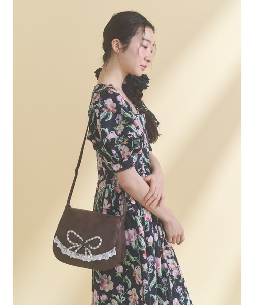 merry jenny（メリージェニー）の「flowerプリーツワンピース（ワンピース・レディース・ブラック/オフホワイト・FREE）」の20枚目の写真