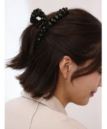 Edit Sheen | ツイード調ヘアクリップ(ヘアゴム)