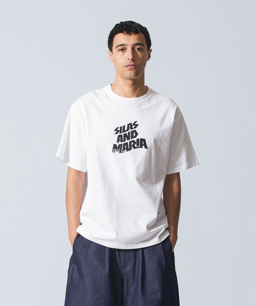 SILAS(サイラス)の「FLUX S/S TEE(Tシャツ/カットソー・メンズ・ブラック/ホワイト/バーガンディー/グリーン・M/L/XL)」の2枚目の写真