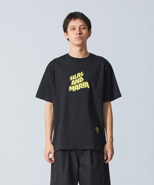 SILAS(サイラス)の「FLUX S/S TEE(Tシャツ/カットソー・メンズ・ブラック/ホワイト/バーガンディー/グリーン・M/L/XL)」の3枚目の写真