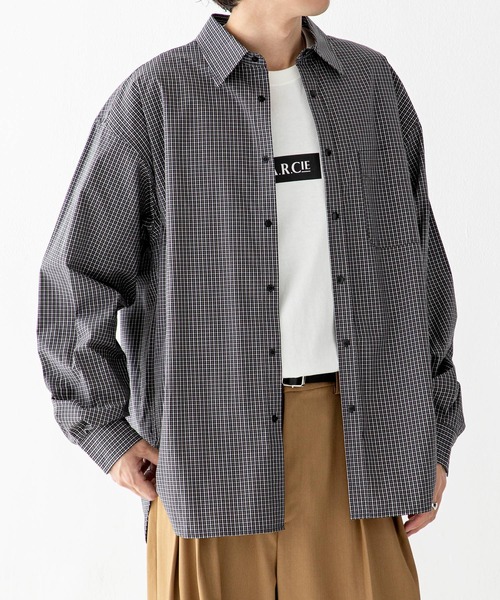 BAYFLOW(ベイフロー)の「【EF(エフ)】アソート柄シャツ(MEN)(シャツ/ブラウス・メンズ・サックスブルー/ライトピンク/ブラック・LARGE/MEDIUM)」の2枚目の写真