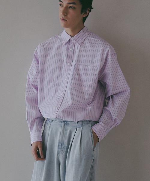 BAYFLOW(ベイフロー)の「【EF(エフ)】アソート柄シャツ(MEN)(シャツ/ブラウス・メンズ・サックスブルー/ライトピンク/ブラック・LARGE/MEDIUM)」の11枚目の写真