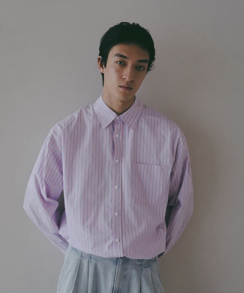BAYFLOW(ベイフロー)の「【EF(エフ)】アソート柄シャツ(MEN)(シャツ/ブラウス・メンズ・サックスブルー/ライトピンク/ブラック・LARGE/MEDIUM)」の12枚目の写真