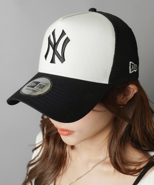 MLB(メジャーリーグベースボール)の「【NEW ERA/ニューエラ】メッシュキャップ/MLB(キャップ・レディース・ネイビー/ブラック・ONESIZE)」の13枚目の写真