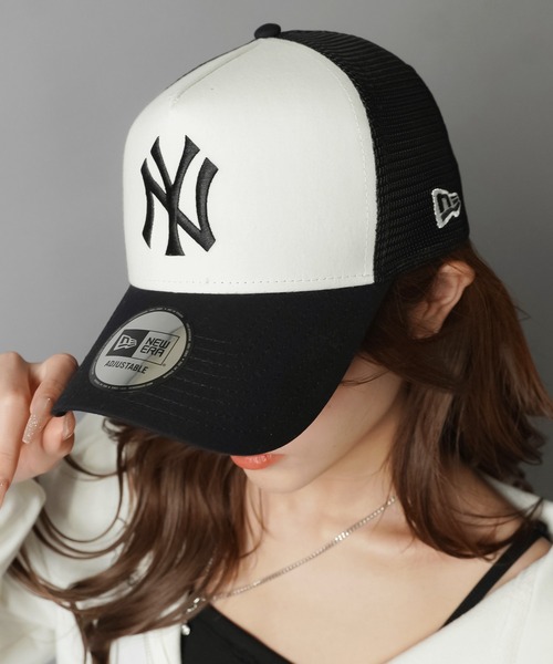 MLB(メジャーリーグベースボール)の「【NEW ERA/ニューエラ】メッシュキャップ/MLB(キャップ・レディース・ネイビー/ブラック・ONESIZE)」の11枚目の写真