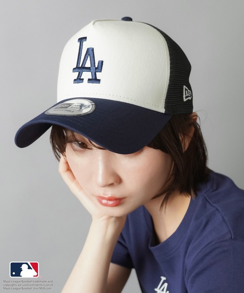 MLB(メジャーリーグベースボール)の「【NEW ERA/ニューエラ】メッシュキャップ/MLB(キャップ・レディース・ネイビー/ブラック・ONESIZE)」の10枚目の写真