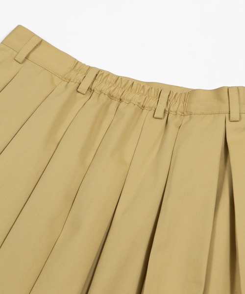 PUNYUS(プニュズ)の「ツイルプリーツロングスカート(スカート・レディース・ブラック/オフホワイト/ベージュ・4/3/2/1/5)」の18枚目の写真