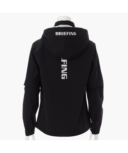 BRIEFING（ブリーフィング）の「【BRIEFING GOLF／ブリーフィングゴルフ】WOMEN'S WATERPROOF BLOUSON<br>（ブルゾン・レディース・ネイビー/ブラック・L/M/S）」の3枚目の写真
