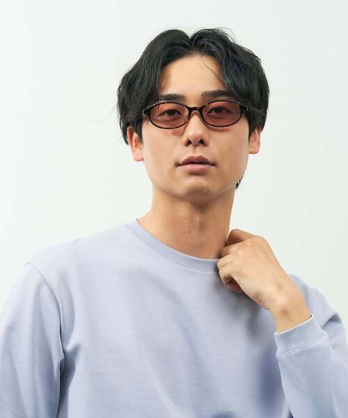 UNITED ARROWS(ユナイテッドアローズ)の「【WEB限定】Zoff|UNITED ARROWS ユナイテッドアローズ オーバル型 サングラスカラーレンズ 太縁フレーム おしゃれ 紫外線対策 UVカット 男女兼用 メンズ レディース 男性用 女性用 ユニセックス(サングラス・レディース・ブラック系その他/ブラック/ブラウン系その他2・FREE)」の9枚目の写真