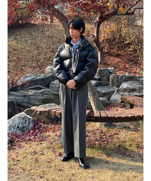 DRAW FIT（ドローフィット）の「ツーピンタックバンディングワイドスラックス [グレー]（スラックス・メンズ・その他・SMALL/MEDIUM/LARGE/X-LARGE/XX-LARGE）」の15枚目の写真