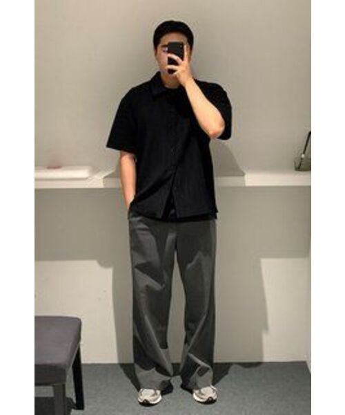 DRAW FIT（ドローフィット）の「ツーピンタックバンディングワイドスラックス [グレー]（スラックス・メンズ・その他・SMALL/MEDIUM/LARGE/X-LARGE/XX-LARGE）」の19枚目の写真