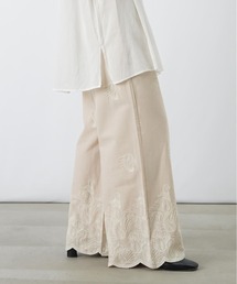 LUCA/LADY LUCK LUCA | LC/LLL 刺繍コットンパンツ(その他パンツ)