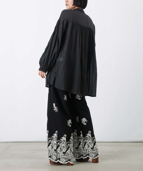 LUCA/LADY LUCK LUCA（ルカ/レディラックルカ）の「LC/LLL 刺繍コットンパンツ（その他パンツ・レディース・アイボリー/ブラック・FREE）」の8枚目の写真