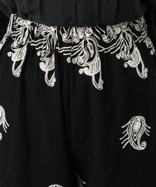 LUCA/LADY LUCK LUCA（ルカ/レディラックルカ）の「LC/LLL 刺繍コットンパンツ（その他パンツ・レディース・アイボリー/ブラック・FREE）」の22枚目の写真