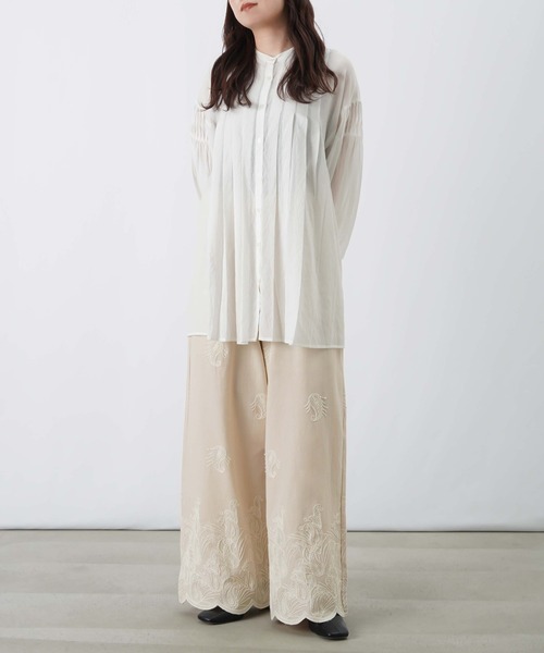 LUCA/LADY LUCK LUCA（ルカ/レディラックルカ）の「LC/LLL 刺繍コットンパンツ（その他パンツ・レディース・アイボリー/ブラック・FREE）」の10枚目の写真