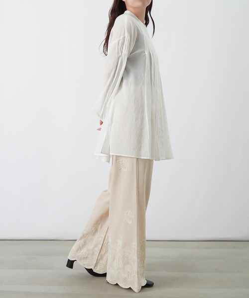 LUCA/LADY LUCK LUCA（ルカ/レディラックルカ）の「LC/LLL 刺繍コットンパンツ（その他パンツ・レディース・アイボリー/ブラック・FREE）」の16枚目の写真