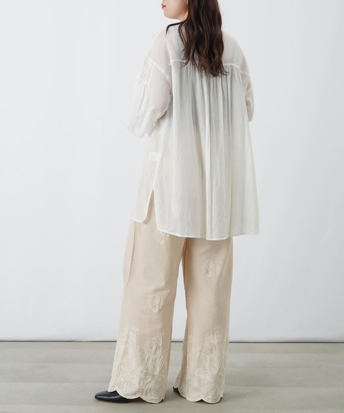 LUCA/LADY LUCK LUCA（ルカ/レディラックルカ）の「LC/LLL 刺繍コットンパンツ（その他パンツ・レディース・アイボリー/ブラック・FREE）」の14枚目の写真