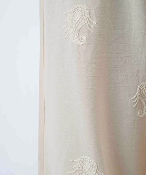 LUCA/LADY LUCK LUCA（ルカ/レディラックルカ）の「LC/LLL 刺繍コットンパンツ（その他パンツ・レディース・アイボリー/ブラック・FREE）」の19枚目の写真