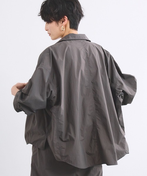 BARNYARDSTORM（バンヤードストーム）の「BARNYARDSTORM / トラベルワークシャツ【撥水 / JAPAN FABRIC】（シャツ/ブラウス・レディース・カーキ/チャコール・0/1）」の11枚目の写真