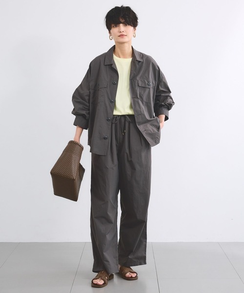 BARNYARDSTORM（バンヤードストーム）の「BARNYARDSTORM / トラベルワークシャツ【撥水 / JAPAN FABRIC】（シャツ/ブラウス・レディース・カーキ/チャコール・0/1）」の12枚目の写真