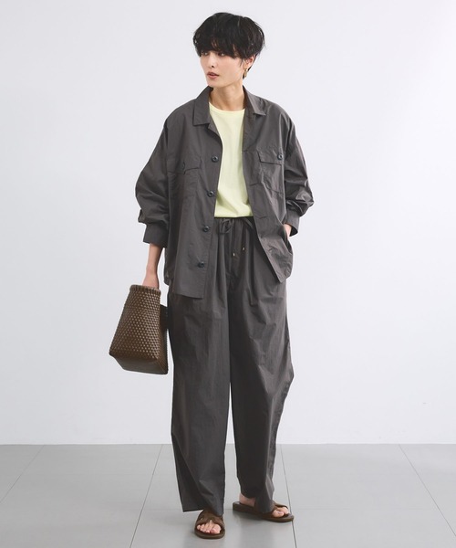 BARNYARDSTORM（バンヤードストーム）の「BARNYARDSTORM / トラベルワークシャツ【撥水 / JAPAN FABRIC】（シャツ/ブラウス・レディース・カーキ/チャコール・0/1）」の13枚目の写真