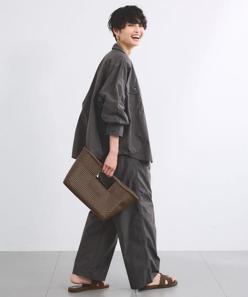 BARNYARDSTORM（バンヤードストーム）の「BARNYARDSTORM / トラベルワークシャツ【撥水 / JAPAN FABRIC】（シャツ/ブラウス・レディース・カーキ/チャコール・0/1）」の14枚目の写真