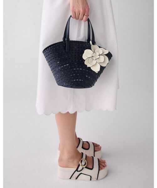 kate spade new york(ケイトスペード ニューヨーク)の「ダリア トート バッグ(かごバッグ・レディース・その他・ONESIZE)」の1枚目の写真
