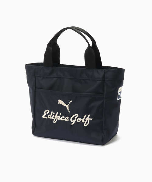 PUMA(プーマ)の「PUMA GOLF x EDIFICE GOLF ラウンドトート(トートバッグ・メンズ・ネイビー・FREE)」の1枚目の写真