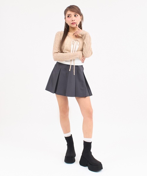 ANAP(アナップ)の「ボレロ カーディガン(カーディガン/ボレロ・レディース・ホワイト/ベージュ/ダークグレー・F)」の20枚目の写真