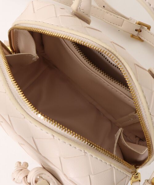 LAULEN(ローレン)の「2way bias mesh mini boston bag /2wayバイヤスメッシュミニボストンバッグ(ショルダーバッグ・レディース・イエロー/アイボリー/グリーン/キャメル/ブルー・FREE)」の7枚目の写真