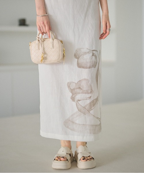 LAULEN(ローレン)の「2way bias mesh mini boston bag /2wayバイヤスメッシュミニボストンバッグ(ショルダーバッグ・レディース・イエロー/アイボリー/グリーン/キャメル/ブルー・FREE)」の2枚目の写真