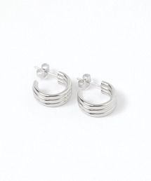 ステンレストリプルフープピアス / 660712