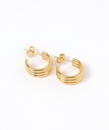 ステンレストリプルフープピアス / 660712