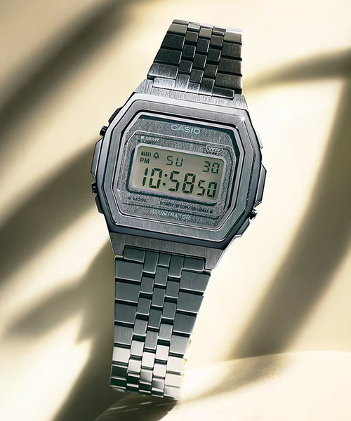 HIROB（ヒロブ）の「Web限定 CASIO PREMIUM A1000A-7JF（アナログ腕時計・レディース・シルバー・FREE）」の2枚目の写真
