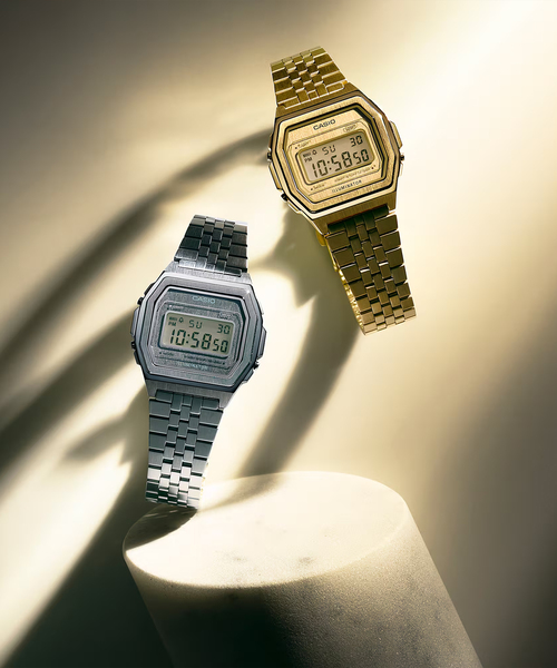 HIROB（ヒロブ）の「Web限定 CASIO PREMIUM A1000A-7JF（アナログ腕時計・レディース・シルバー・FREE）」の3枚目の写真